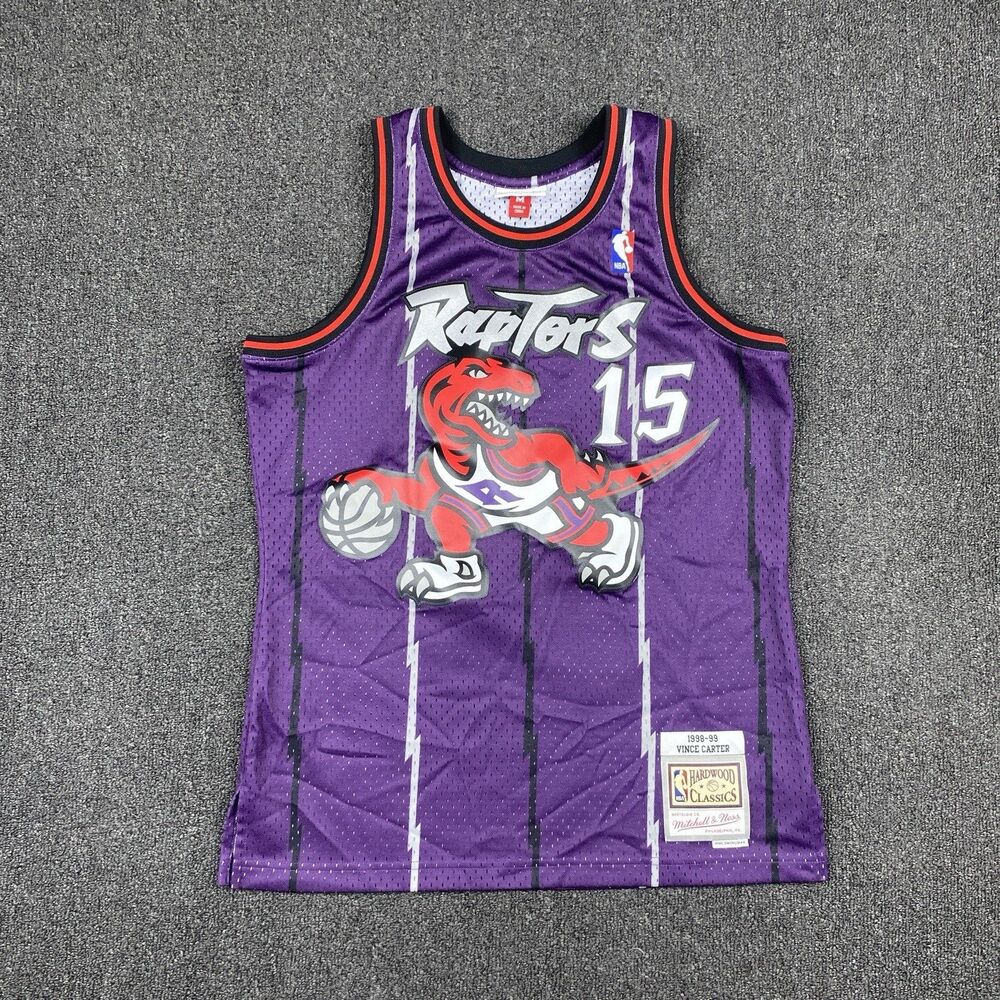 Raptors Jersey Vince Carter Hardwood Classics Mitchell And Ness Size Medium